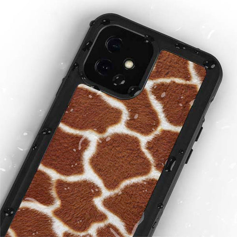 Giraffe Animal Print iPhone 12 Mini Waterproof Case