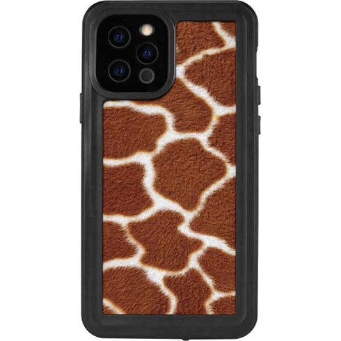 Giraffe Animal Print iPhone 12 Pro Waterproof Case