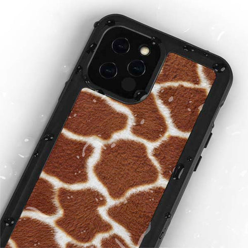 Giraffe Animal Print iPhone 12 Pro Waterproof Case