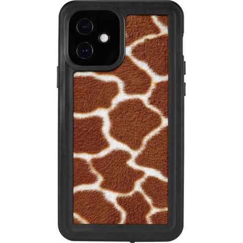 Giraffe Animal Print iPhone 12 Waterproof Case