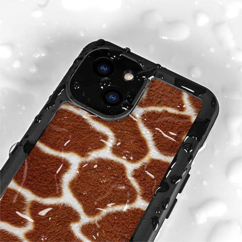 Giraffe Animal Print iPhone 13 Mini Waterproof Case
