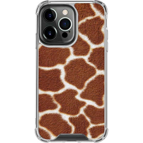 Giraffe Animal Print iPhone 13 Pro Clear Case
