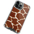 Giraffe Animal Print iPhone 13 Pro Clear Case