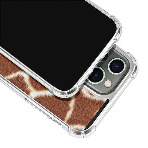 Giraffe Animal Print iPhone 14 Pro Clear Case