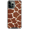 Giraffe Animal Print iPhone 14 Pro Max Clear Case