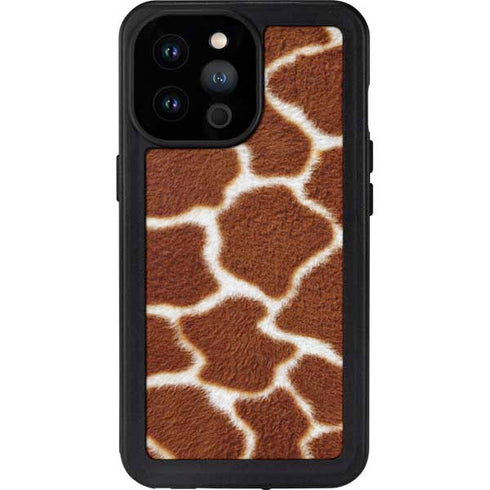 Giraffe Animal Print iPhone 14 Pro Max Waterproof Case
