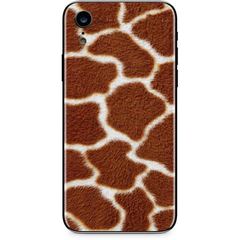 Giraffe Animal Print iPhone XR Skin