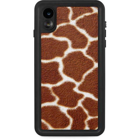 Giraffe Animal Print iPhone XR Waterproof Case