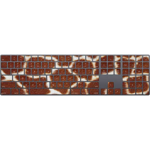 Giraffe Animal Print Magic Keyboard with Numeric Keypad Skin