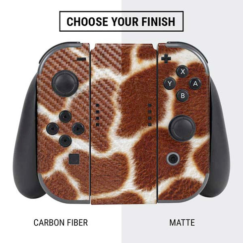 Giraffe Animal Print Nintendo Switch Bundle Skin