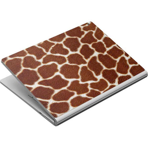 Giraffe Animal Print Surface Book Skin