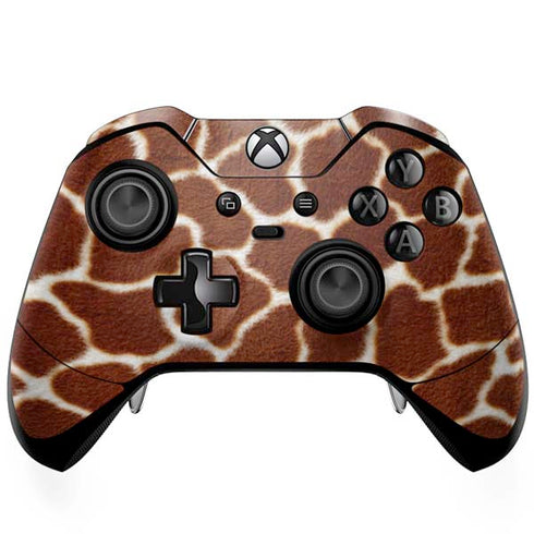 Giraffe Animal Print Xbox One Elite Controller Skin