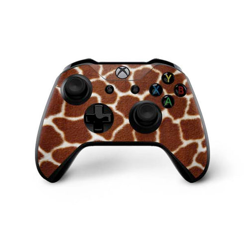 Giraffe Animal Print Xbox One X Bundle Skin