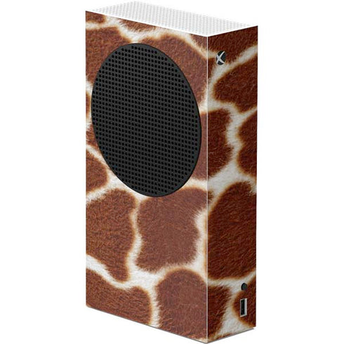 Giraffe Animal Print Xbox Series S Console Skin