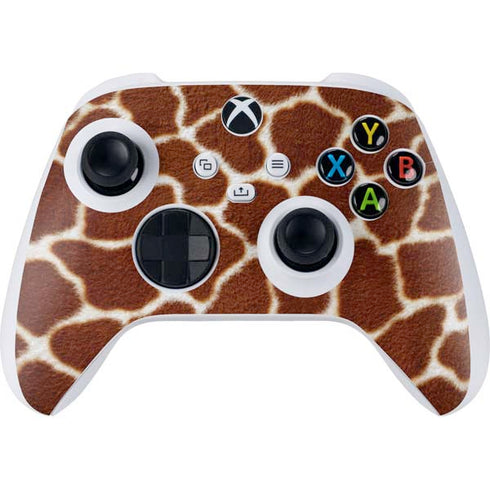Giraffe Animal Print Xbox Series S Controller Skin