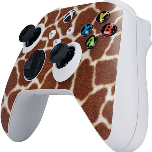 Giraffe Animal Print Xbox Series S Controller Skin