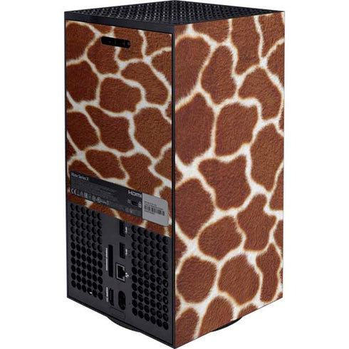 Giraffe Animal Print Xbox Series X Bundle Skin