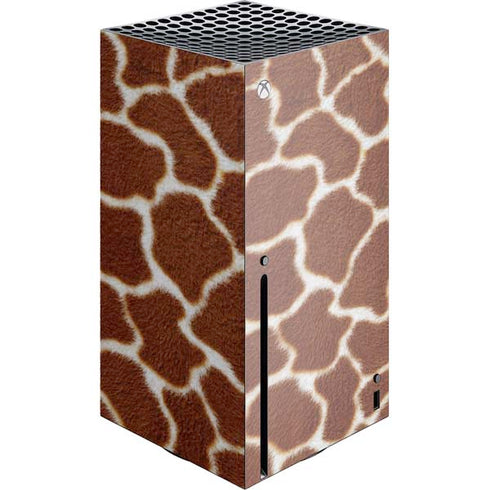 Giraffe Animal Print Xbox Series X Console Skin