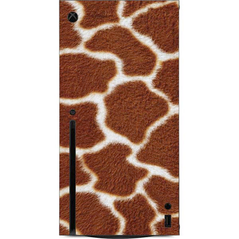 Giraffe Animal Print Xbox Series X Console Skin