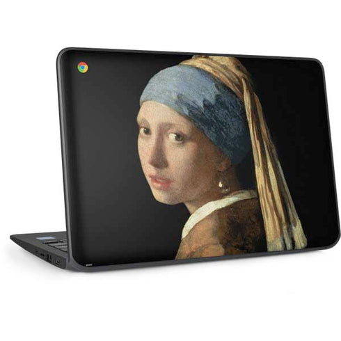 Johannes Vermeer Girl with a Pearl Earring HP Chromebook Skin