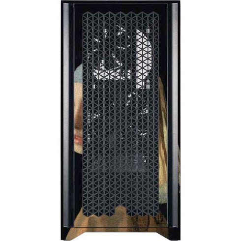 Johannes Vermeer Girl with a Pearl Earring Corsair 4000D Tempered Glass Mid-Tower ATX Case Skin