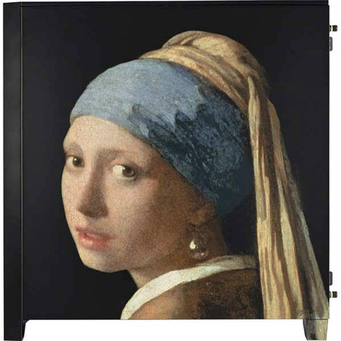 Johannes Vermeer Girl with a Pearl Earring Corsair 4000D Tempered Glass Mid-Tower ATX Case Skin