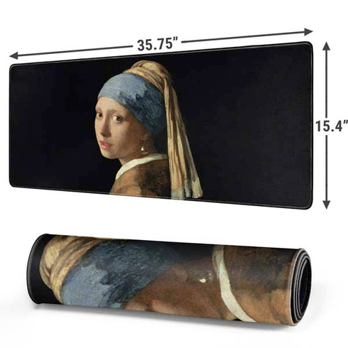 Johannes Vermeer Girl with a Pearl Earring Gaming Mouse Pad