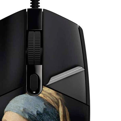 Johannes Vermeer Girl with a Pearl Earring G203 Prodigy RGB Wired Gaming Mouse Skin