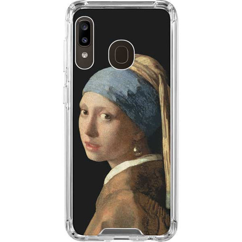 Johannes Vermeer Girl with a Pearl Earring Galaxy A30 Clear Case