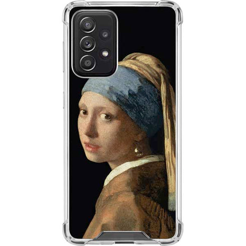 Johannes Vermeer Girl with a Pearl Earring Galaxy A52 5G Clear Case