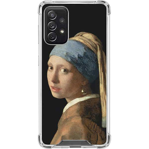 Johannes Vermeer Girl with a Pearl Earring Galaxy A72 5G Clear Case