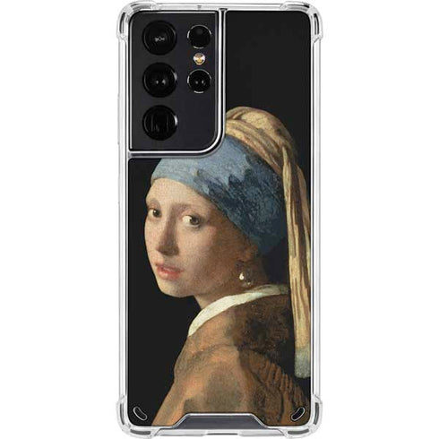 Johannes Vermeer Girl with a Pearl Earring Galaxy S21 Ultra 5G Clear Case