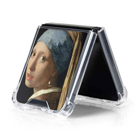 Johannes Vermeer Girl with a Pearl Earring Galaxy Z Flip5 5G Clear Case