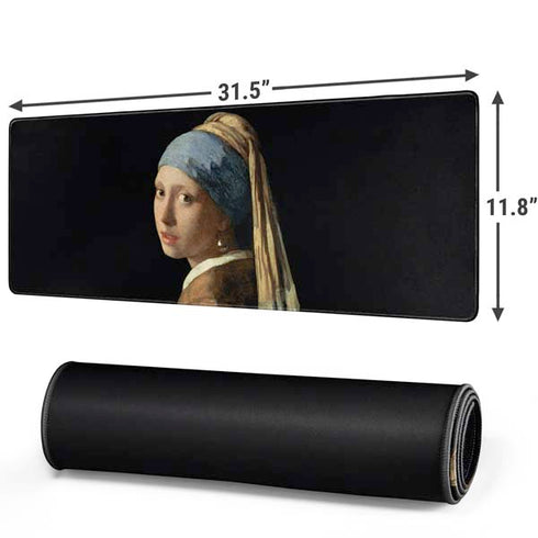 Johannes Vermeer Girl with a Pearl Earring Gaming Mouse Pad
