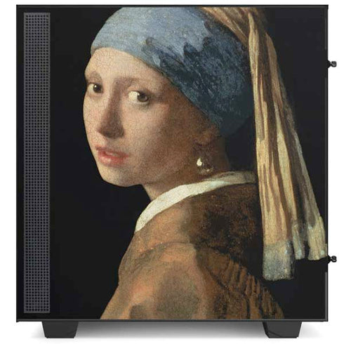 Johannes Vermeer Girl with a Pearl Earring NZXT H510 Compact ATX Mid-Tower Case Skin