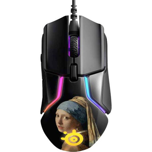 Johannes Vermeer Girl with a Pearl Earring SteelSeries Rival 600 Gaming Mouse Skin