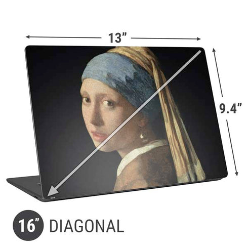 Johannes Vermeer Girl with a Pearl Earring Universal Laptop 16in (13 x 9.4in) Skin