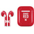 University of Nebraska Go Big Red Apple AirPods 2 Skin