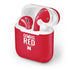 University of Nebraska Go Big Red Apple AirPods 2 Skin
