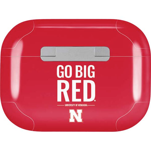 University of Nebraska Go Big Red Apple AirPods Pro Skin