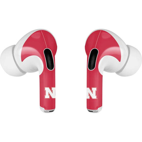 University of Nebraska Go Big Red Apple AirPods Pro Skin
