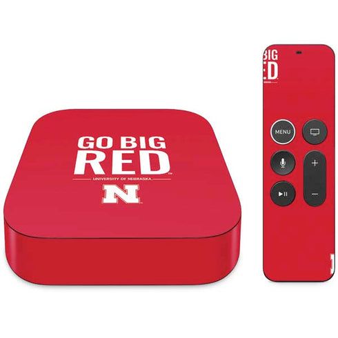 University of Nebraska Go Big Red Apple TV Skin