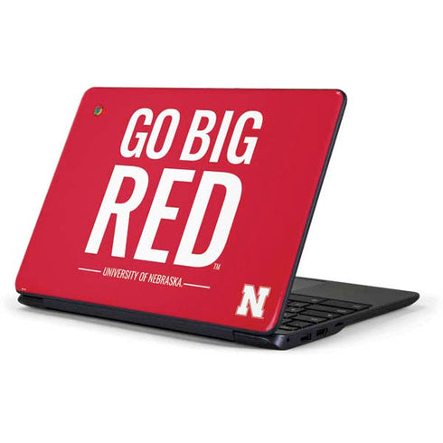 University of Nebraska Go Big Red Samsung Chromebook Skin