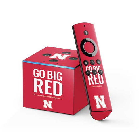 University of Nebraska Go Big Red Fire TV Cube Skin
