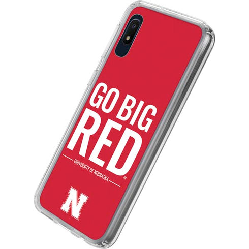 University of Nebraska Go Big Red Galaxy A10e Clear Case