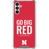 University of Nebraska Go Big Red Galaxy A13 5G Clear Case