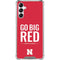 University of Nebraska Go Big Red Galaxy A14 5G Clear Case