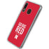 University of Nebraska Go Big Red Galaxy A20 Clear Case