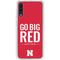 University of Nebraska Go Big Red Galaxy A50 Clear Case