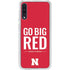 University of Nebraska Go Big Red Galaxy A50 Clear Case